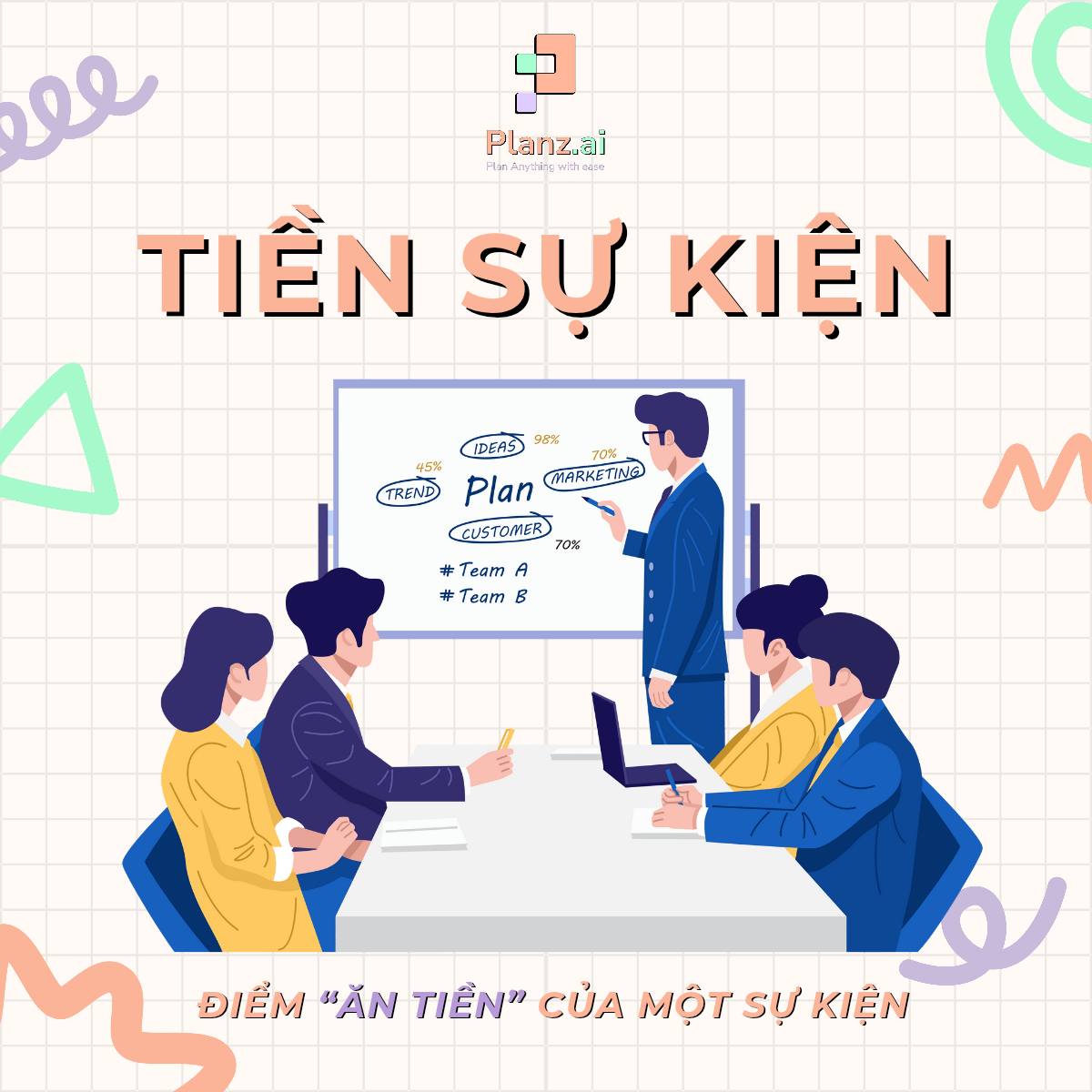 Tiền sự kiện - Gia đoạn quan trong nhất trong Tổ chức sự kiện